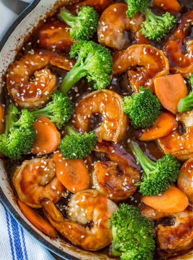 Thai Peanut Shrimp (Restaurant Quality in 20 mins!) Dinner, then Dessert