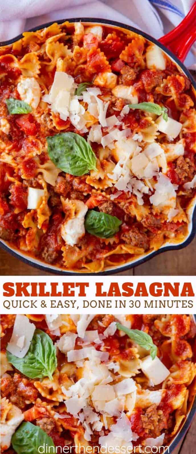 Cheesy Skillet Lasagna