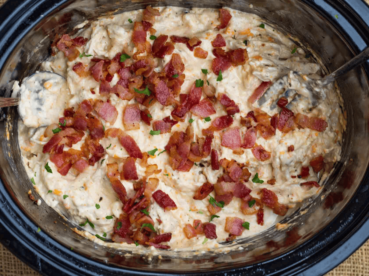 chicken mixture when its done cooking 