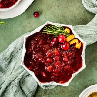 Ultimate Cranberry Sauce in serving bowl 1x1