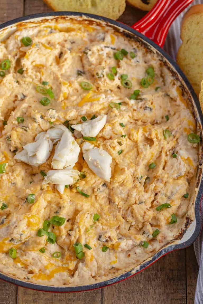 Creamy Cheesy Crab Dip - Dinner, then Dessert