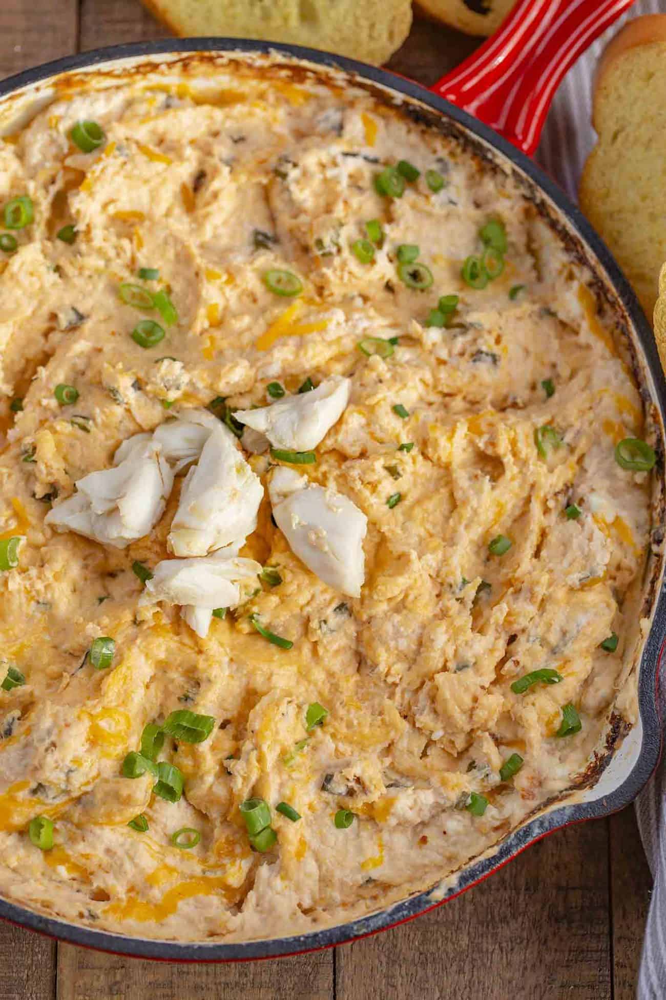 Creamy Cheesy Crab Dip - Dinner, then Dessert