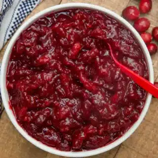Fruit made into a sauce and served in a bowl