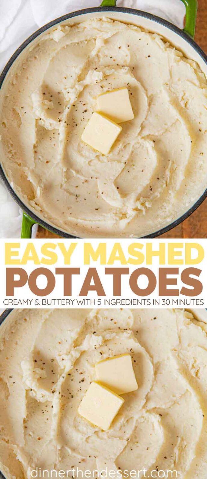 Easy Mashed Potatoes collage