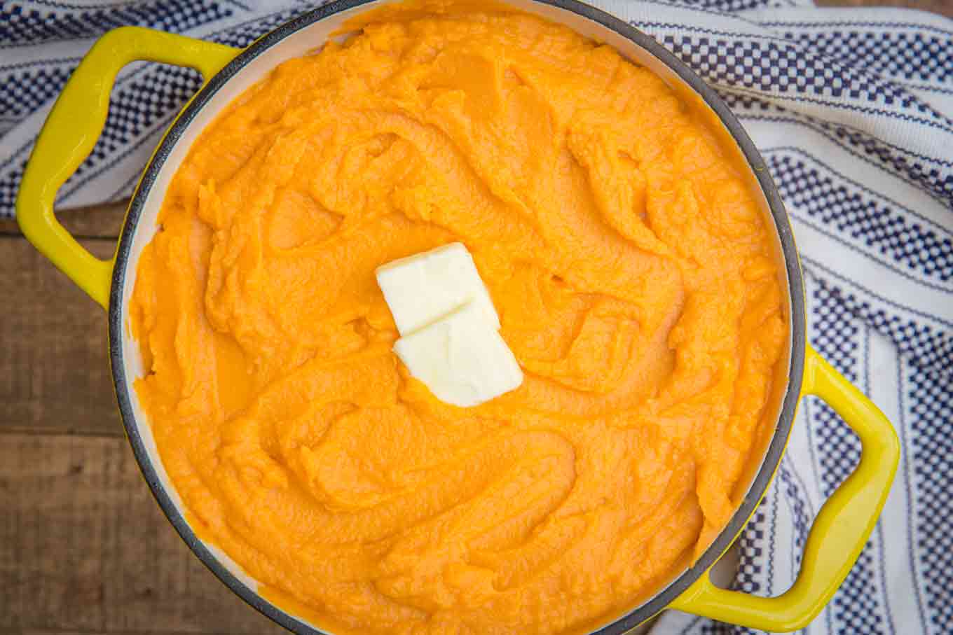 mashed sweet potatoes