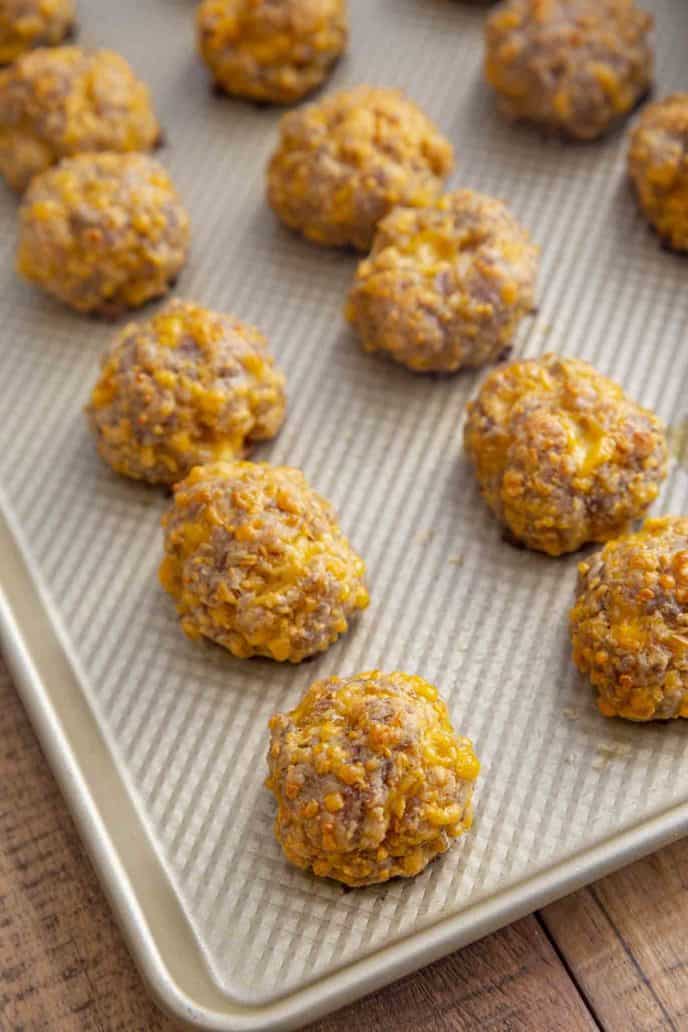 Turkey Sausage Cheese Balls Recipe