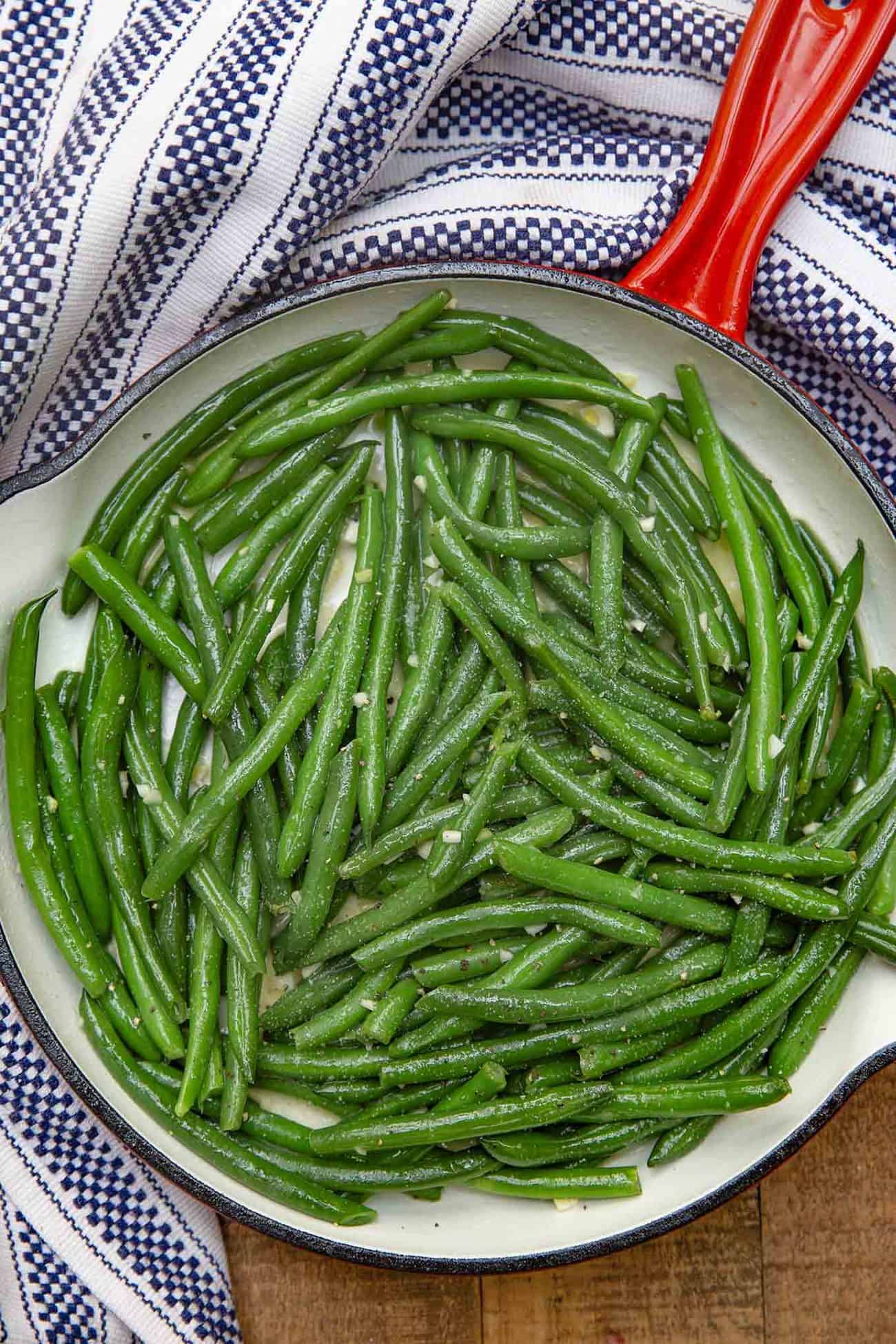 Sautéed Green Beans Dinner, then Dessert