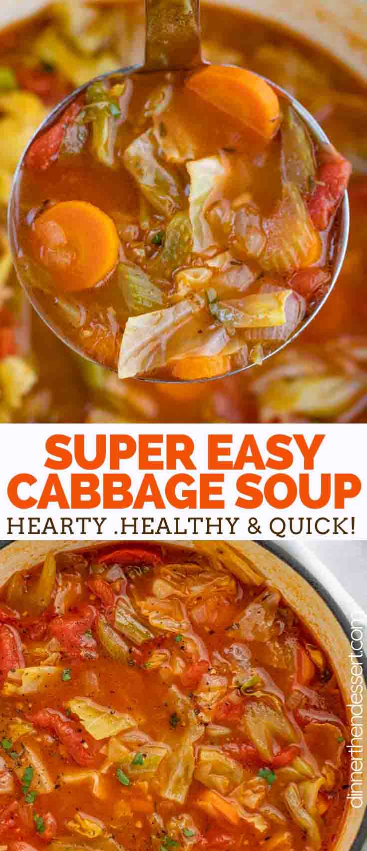 Cabbage Soup - Dinner, then Dessert