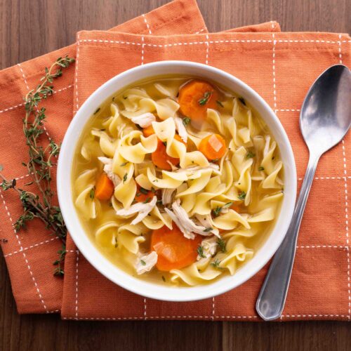 Classic Chicken Noodle Soup Recipe [VIDEO] - Dinner, then Dessert