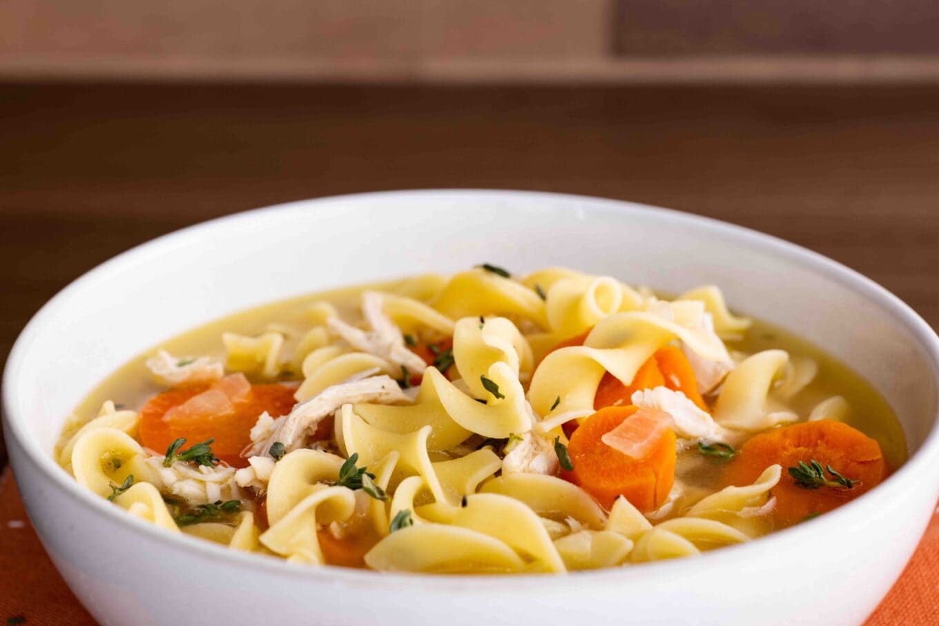 Chicken Noodle Soup in bowl