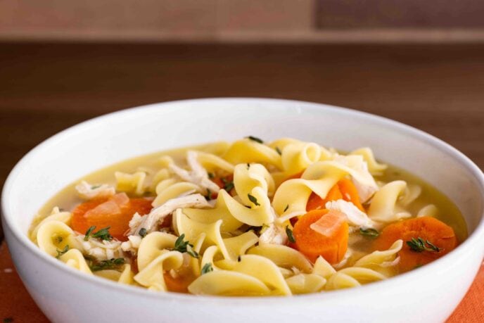 Classic Chicken Noodle Soup Recipe [VIDEO] - Dinner, then Dessert