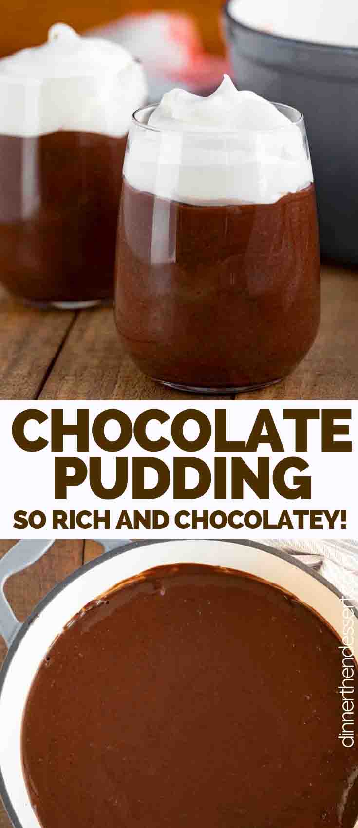 Chocolate Pudding Dinner Then Dessert