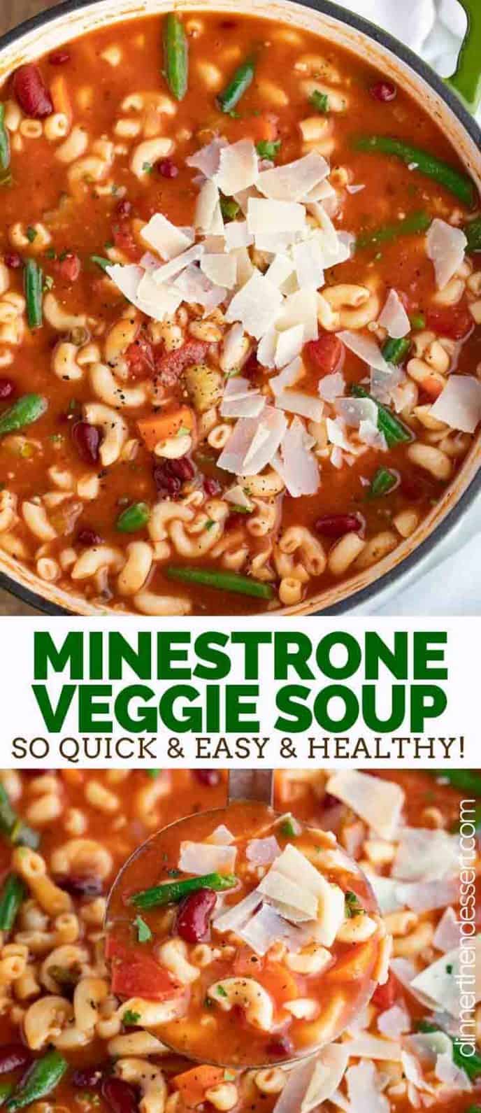 Eenvoudige Minestronesoep