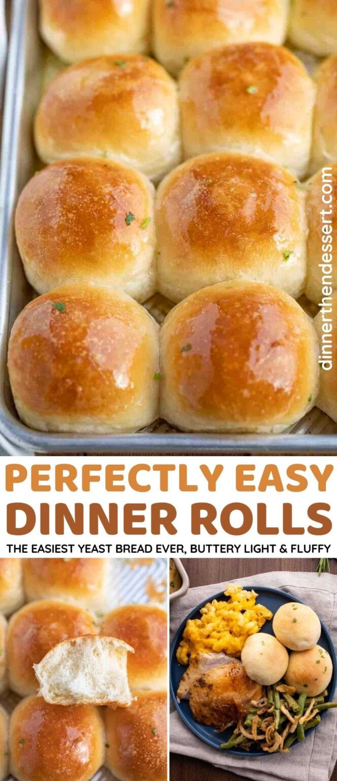 Perfectly Easy Dinner Rolls - Dinner, then Dessert