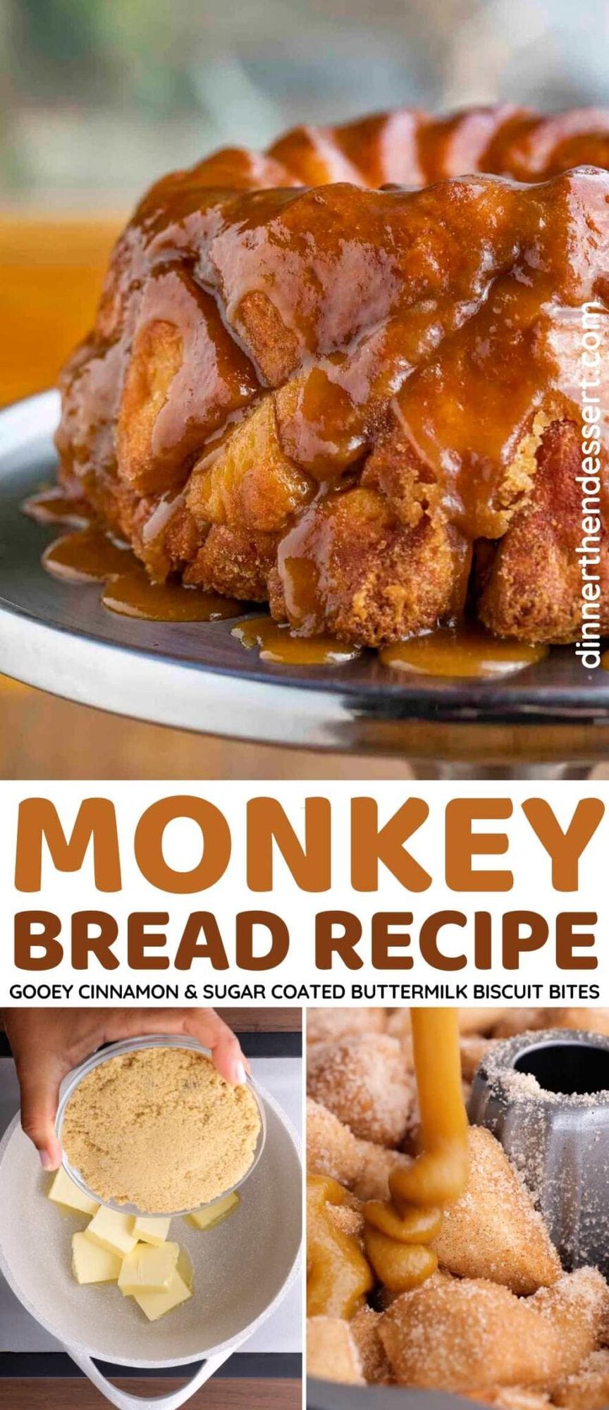 Easy Gooey Monkey Bread Recipe [VIDEO] - Dinner, then Dessert