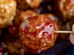 Grape Jelly Meatballs