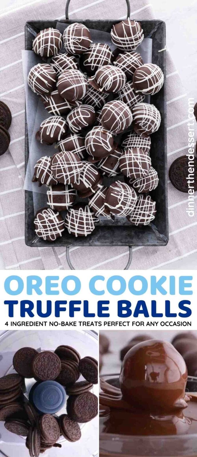 Oreo Balls (Oreo Truffles) Collage