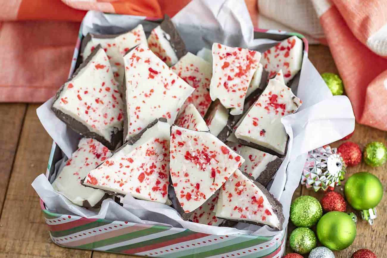 Easy Peppermint Bark Recipe Christmas Candy Dinner Then Dessert