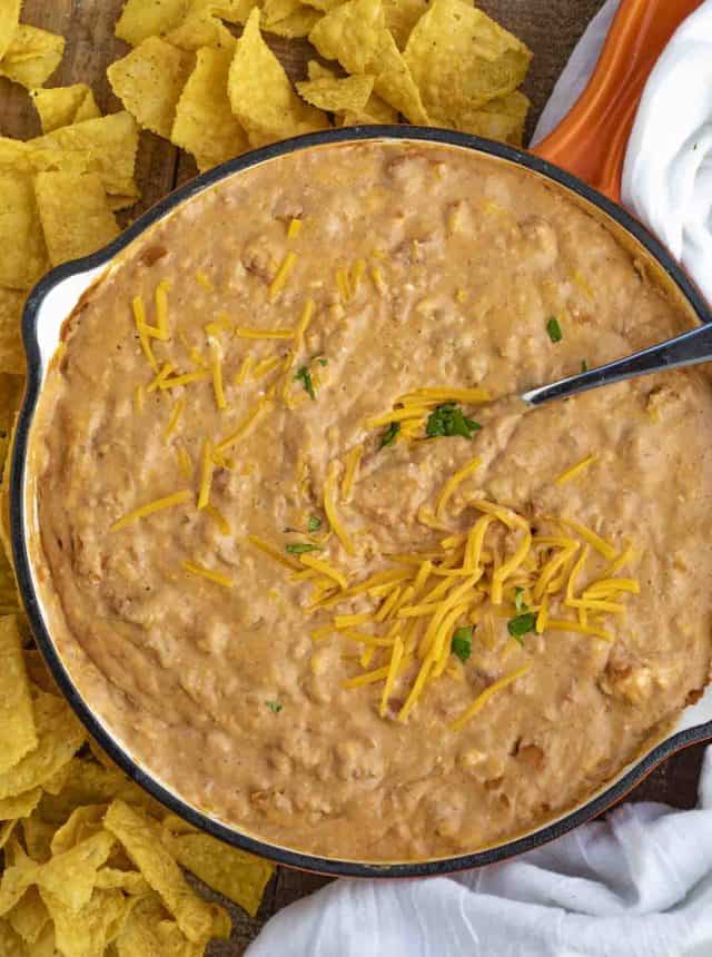 Easy Refried Beans - Dinner, then Dessert