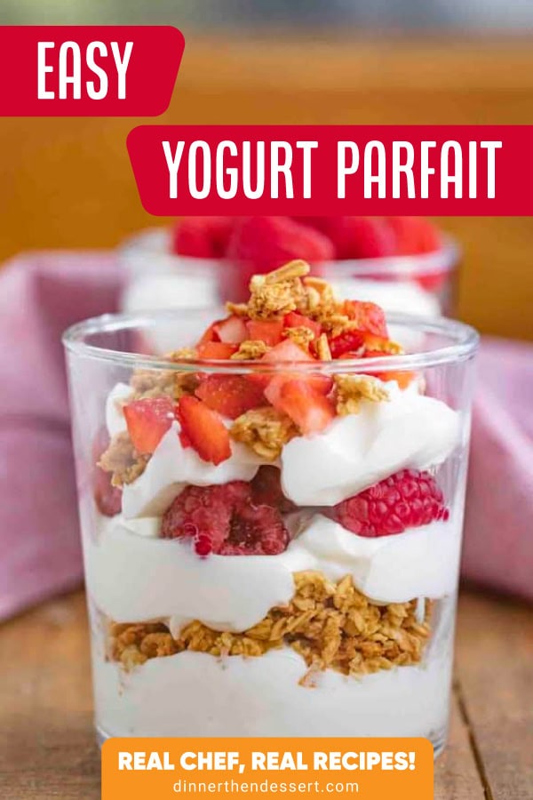 Easy Berry Yogurt Parfait Recipe - Dinner, then Dessert