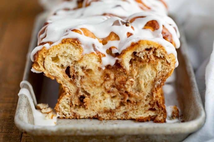 Iced Apple Fritter Bread