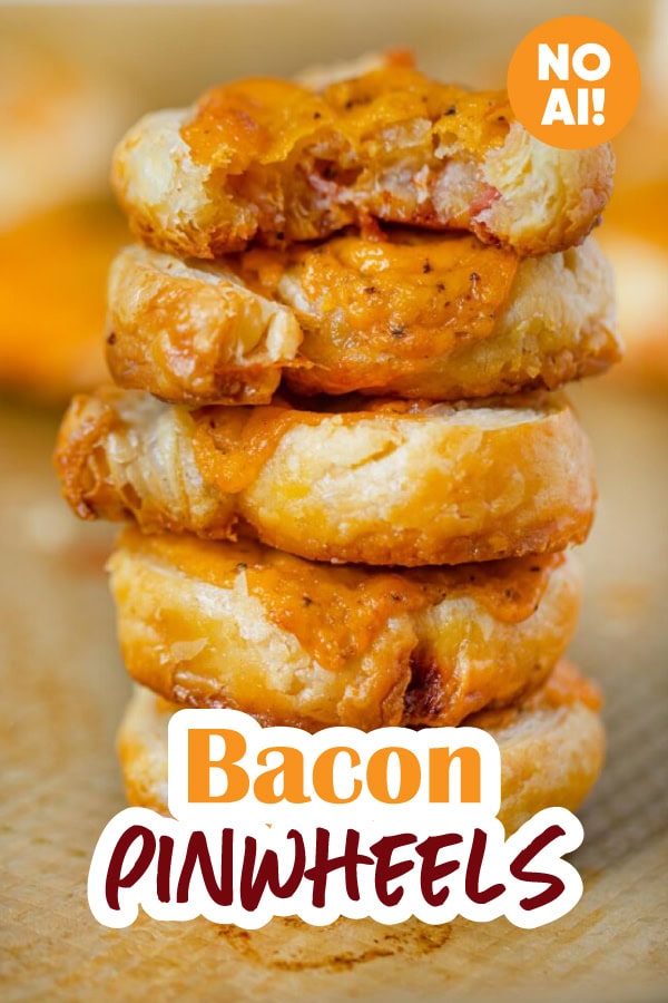 Cheese and Bacon Pinwheels Recipe