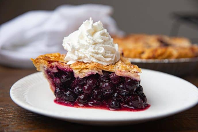 Slice of Blueberry Pie