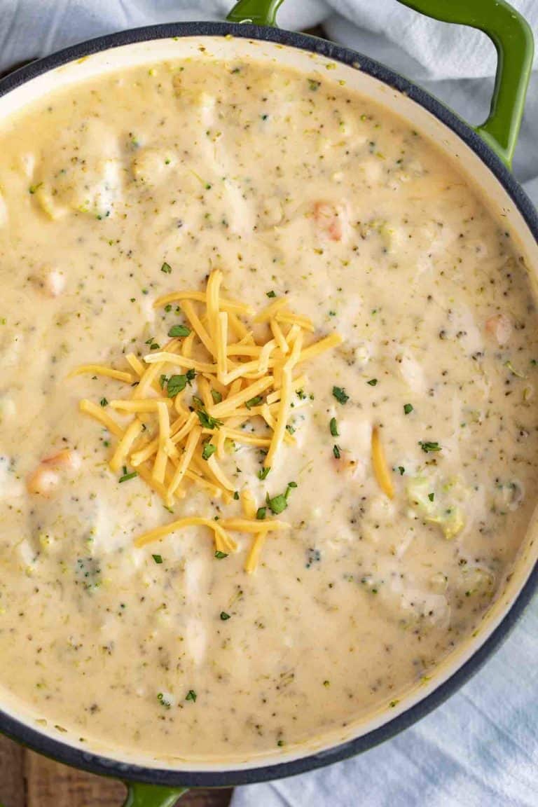 Broccoli Cheese Soup - Dinner, then Dessert