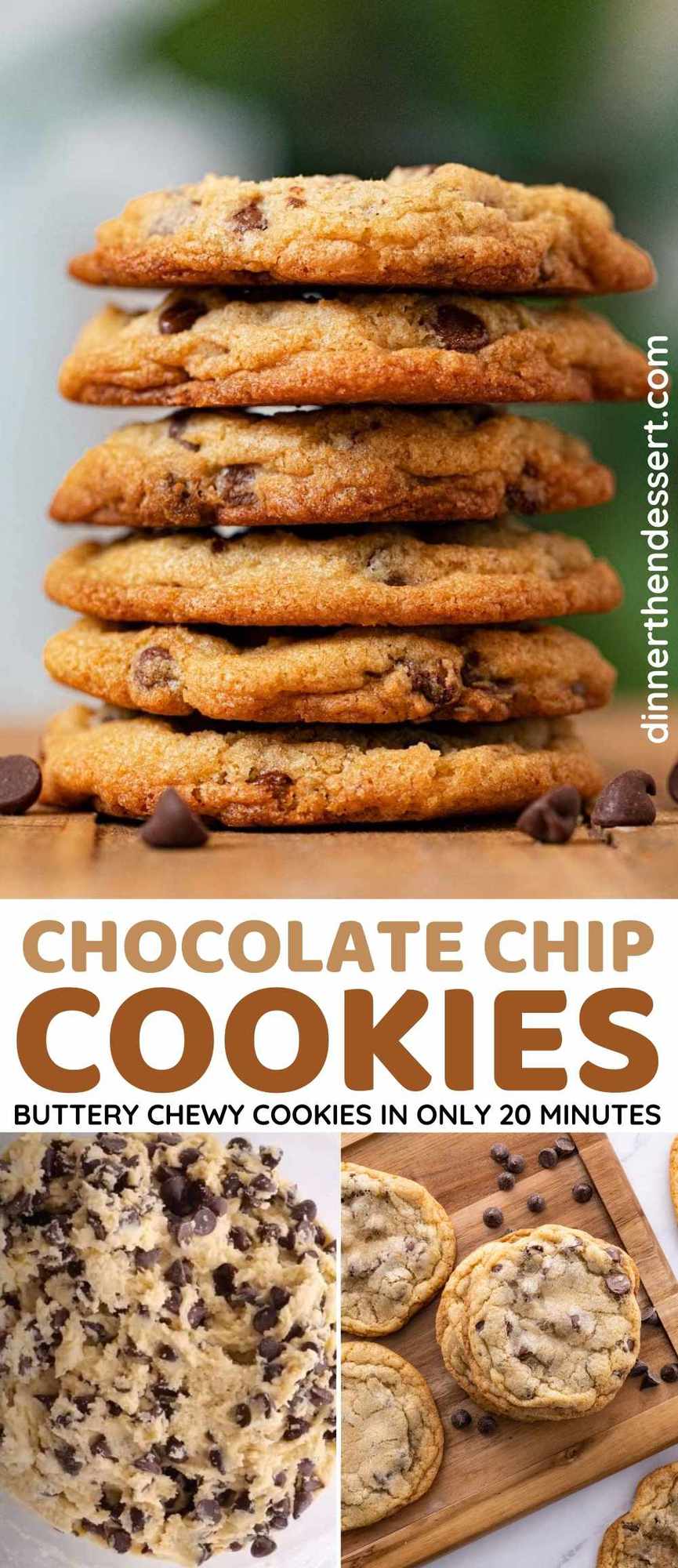 Chocolate Chip Cookies Collage