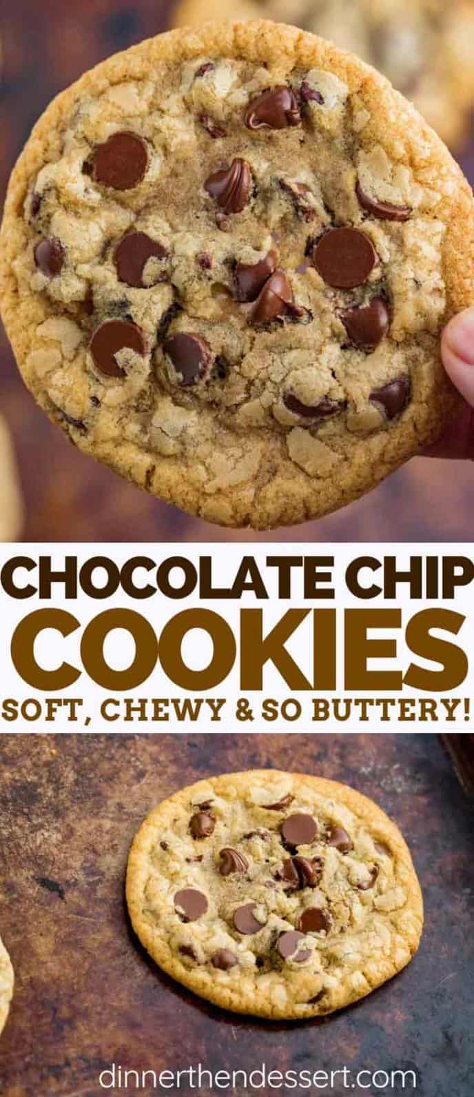 Giant Chocolate Chip Cookie Recipe - Dinner, then Dessert