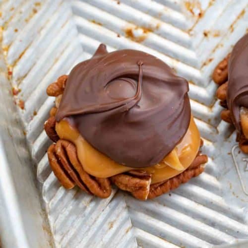 Chocolate Turtles with Pecans