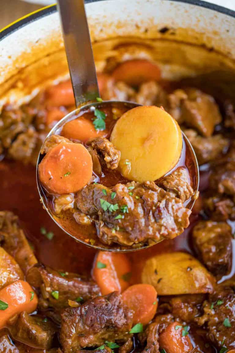 Classic Beef Stew Recipe - Dinner, then Dessert