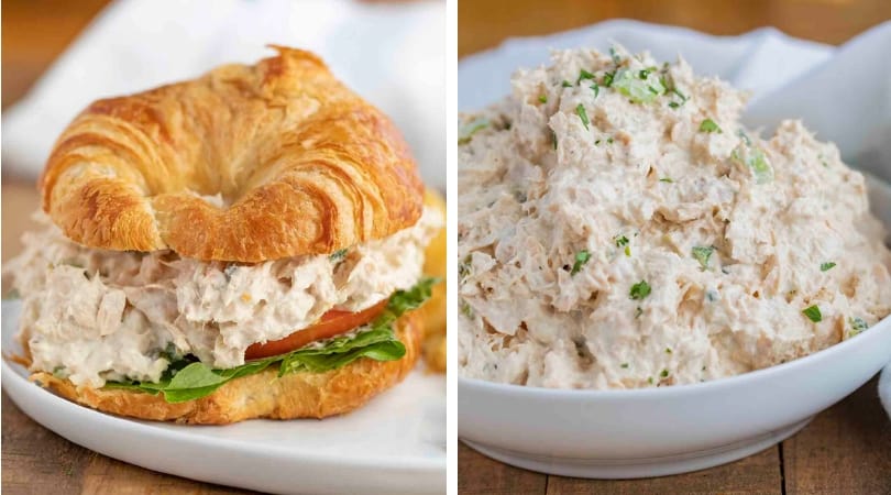 Classic Chicken Salad Dinner Then Dessert