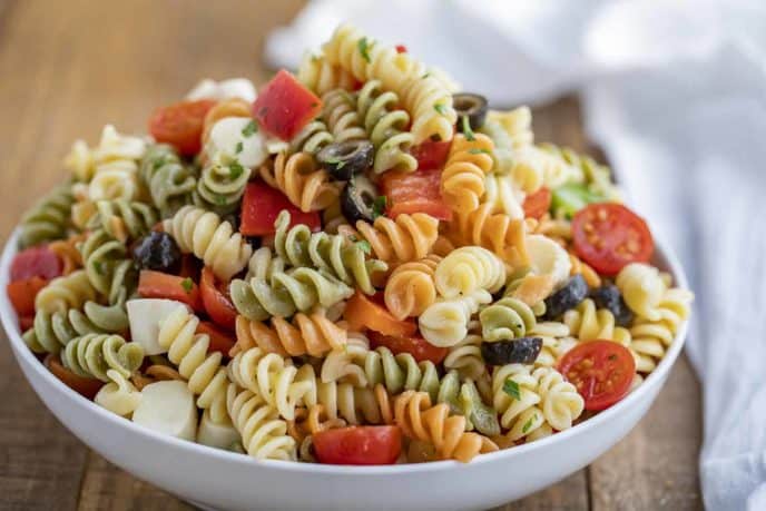 Easy Pasta Salad Dinner Then Dessert