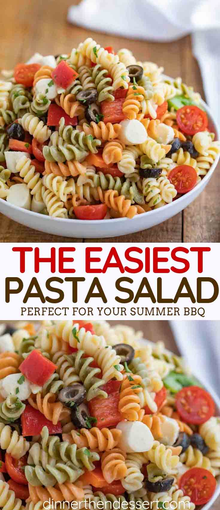 Easy Pasta Salad Recipe [VIDEO] - Dinner, then Dessert