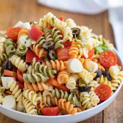 Ham and Cheese Pasta Salad Recipe - Dinner, then Dessert