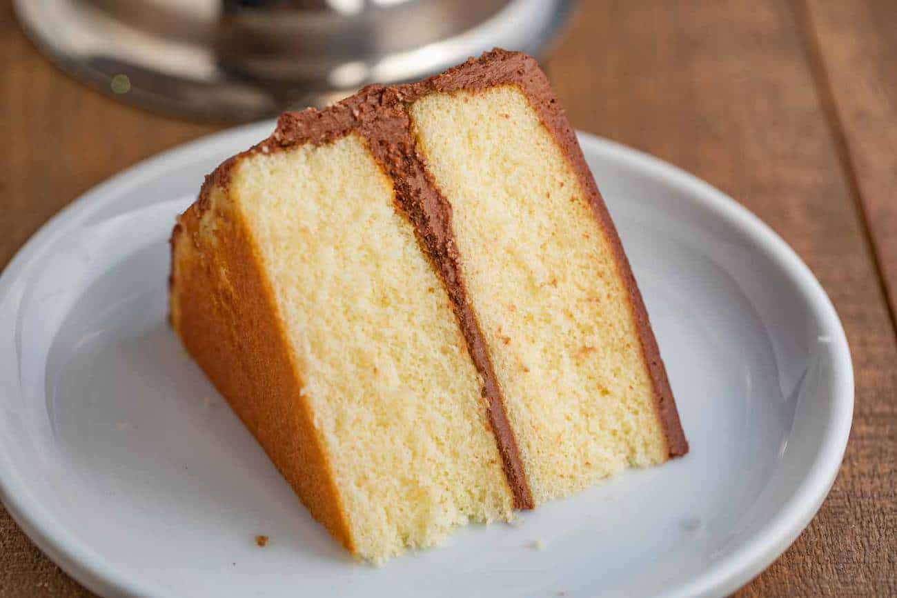 Easy Yellow Cake with Chocolate Frosting Recipe | Better Than Cake Mix!