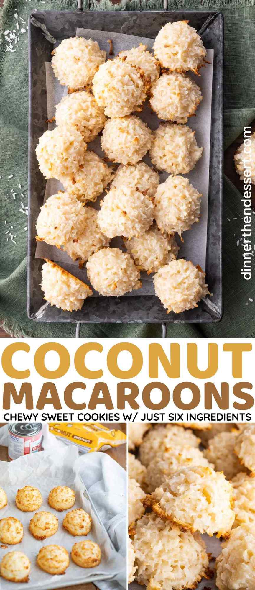 Coconut Macaroons Collage