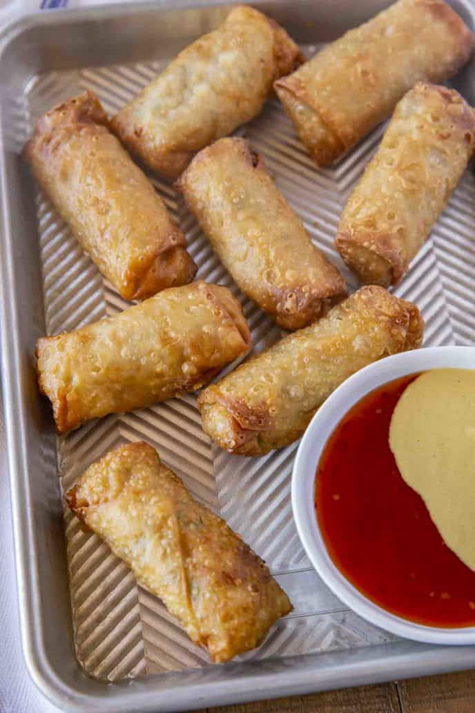 Vegetable Egg Rolls Recipe - Fried or Baked Egg Rolls