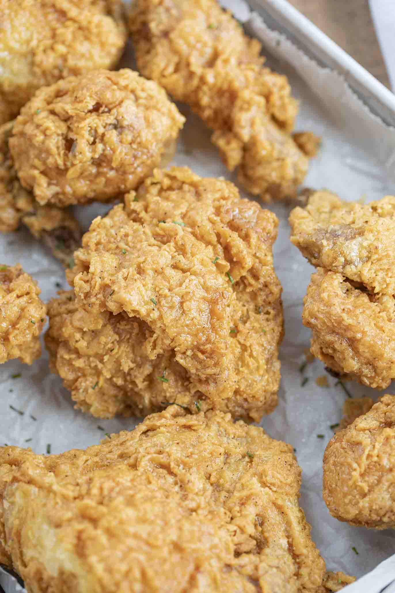 Super Crispy Fried Chicken Recipe - Dinner, then Dessert