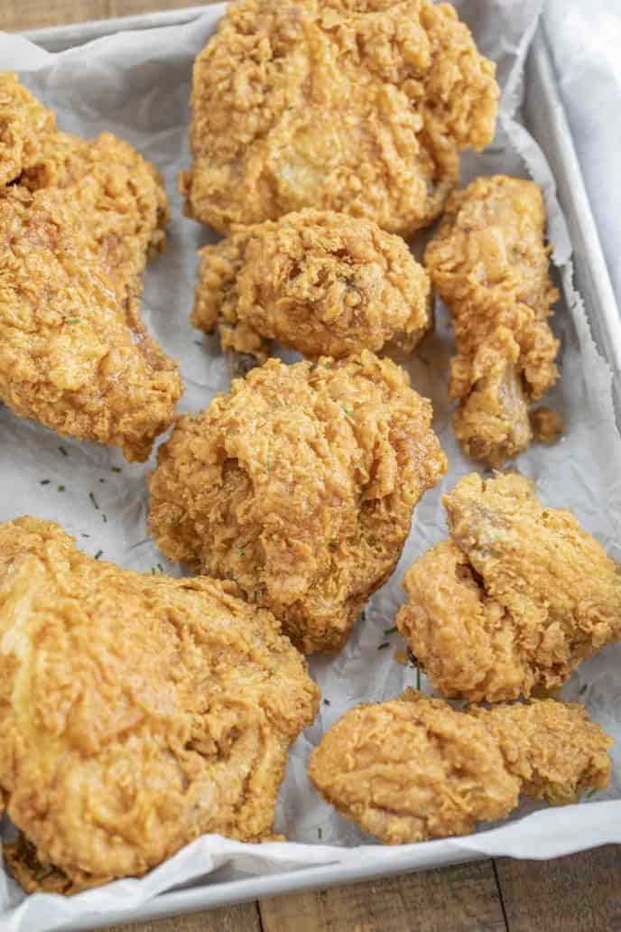 Super Crispy Fried Chicken Recipe - Dinner, then Dessert