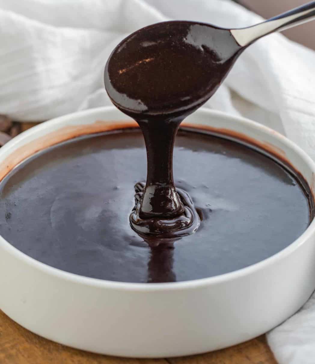 Easy Hot Fudge Sauce Dinner, then Dessert