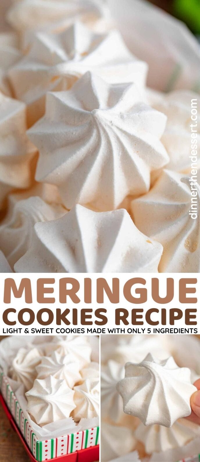 Meringue Cookies Collage