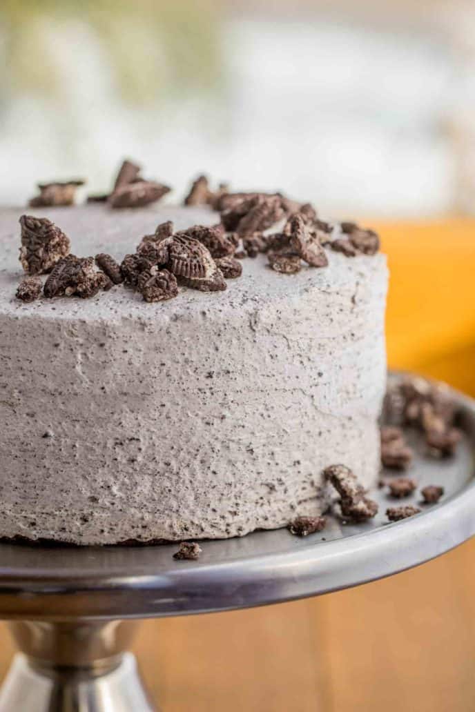 Oreo Cake with Oreo Frosting