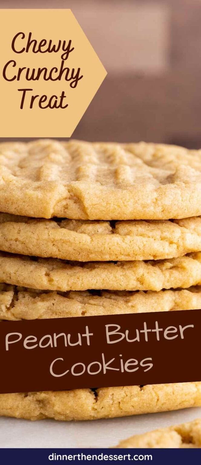 Peanut Butter Cookies - Dinner, then Dessert