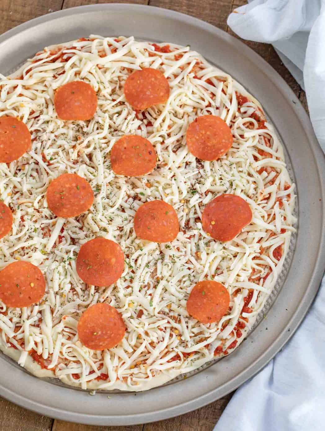 Easy Pizza Dough Dinner, then Dessert
