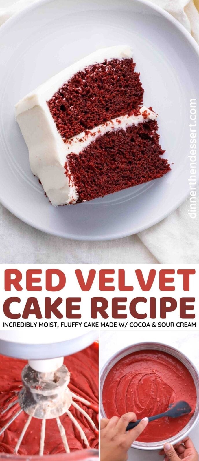 Red Velvet Cake Collage