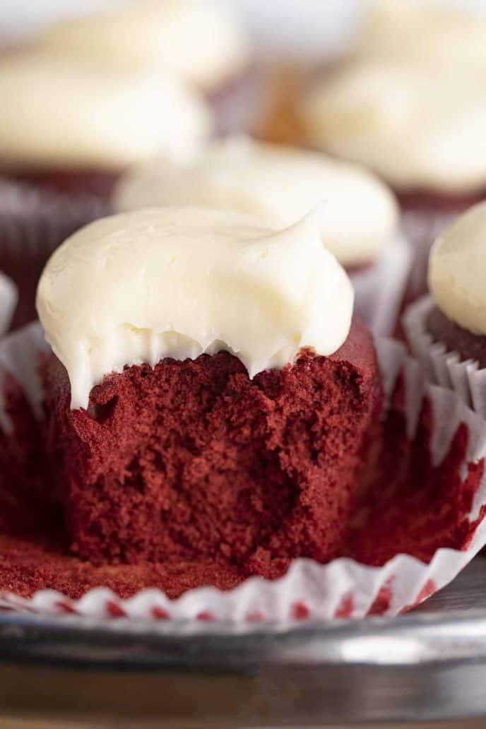 Red Velvet Cupcake with Cream Cheese Frosting