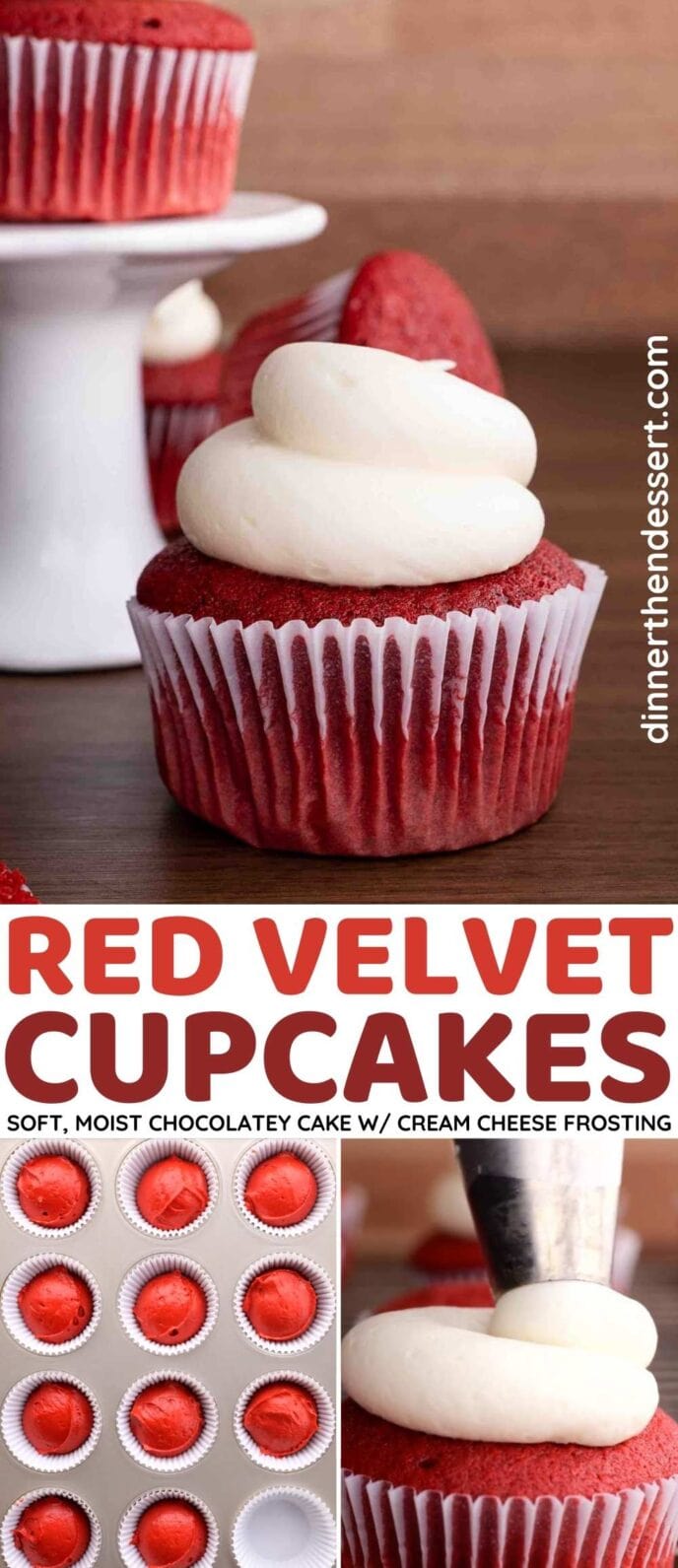 Red Velvet Cupcakes Collage