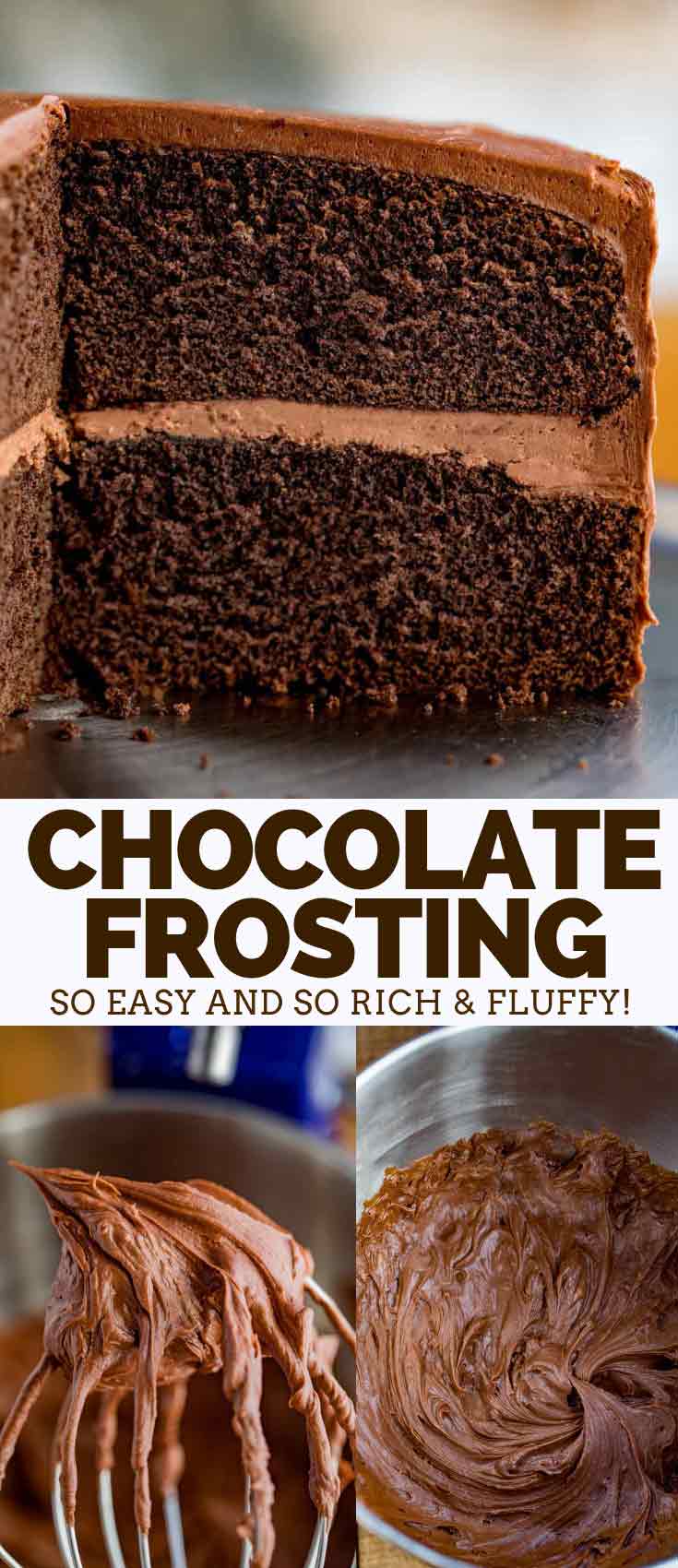 Rich Chocolate Frosting Dinner, then Dessert